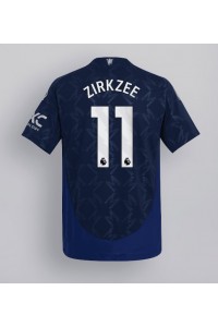 Manchester United Joshua Zirkzee #11 Fotballdrakt Borte Klær 2024-25 Korte ermer